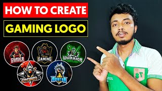 How To Create A Gaming Logo In Mobile  Gaming Logo  Only 2 Minutes [upl. by Naenej]