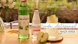 SODA ARTESANAL  MONIN Homemade e PRATA [upl. by Aliuqat]