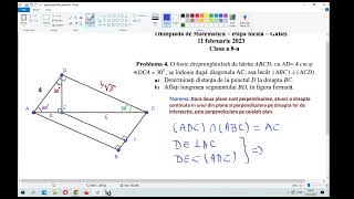 Problemă de la Olimpiada locală  Galaţi  2023  Clasa a 8a [upl. by Barbaraanne]