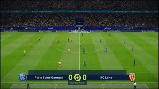 PSG vs Lens  Ligue 1  PES 2021  PC Gameplay  4K [upl. by Amerigo380]