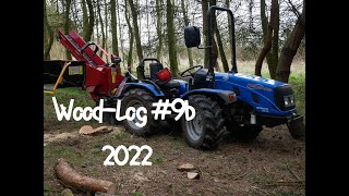 Remet RP120 Branch Logger in Action With BCS Victor 400 Tractor continued Woodland Vlog 9b 2022 [upl. by Naic734]