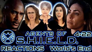 Agents of SHIELD 4x22  Worlds End  Reactions [upl. by Belshin]