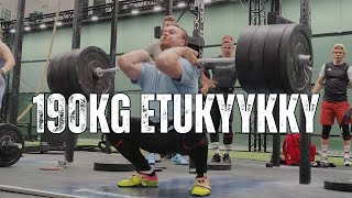 190KG ETUKYYKKY PR  Vierumäen treenileirikooste 2024 [upl. by Reffinnej]