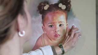 How to make a pastel portrait step by step read description [upl. by Eignav]