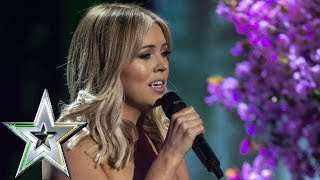 Julie McCabe sings a Céline Dion classic  Irelands Got Talent 2019 [upl. by Thesda]