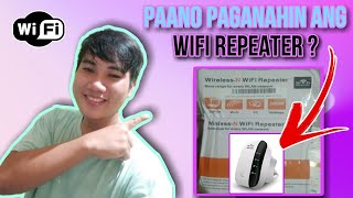 PAANO PAGANAHIN ANG WIRELESSN WIFI REPEATER  HOW TO SET UP WIRELESSN WIFI REPEATER [upl. by Evangelist]