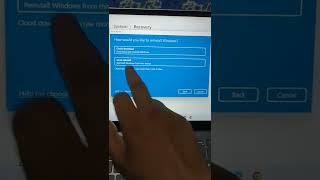 Win 11 Factory Reset Cloud download vs Local install difference [upl. by Kanter]