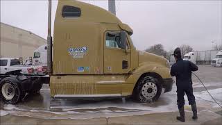 Nerta Active Diamond Foam on old freightliner [upl. by Salisbury]