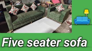 sofa   5 Seater Sofa set 🔥 diy modern stylish sofa Rk sofa furniture [upl. by Dorella768]