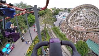 De Vleermuis Onride Video Plopsaland De Panne 2017 [upl. by Herahab]