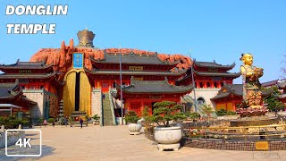 4K Shanghai Walk in Donglin Temple Jinshan  Shanghai Spring Walking Tour 2023 [upl. by Dietsche25]