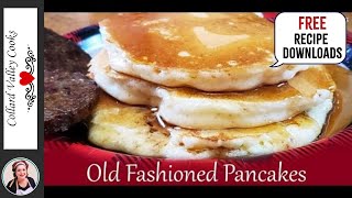 Old Fashioned Pancakes  Fluffy  Light and Delicious [upl. by Alica]