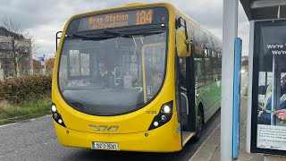 12136  184 to bray station  Wright Streetlite  Go ahead Ireland [upl. by Baniez708]