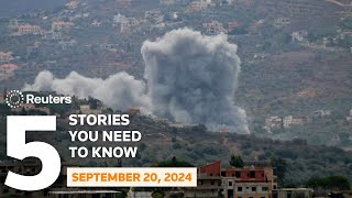 Israel unleashes heavy strikes on Lebanon and more  Five stories you need to know  Reuters [upl. by Eimyaj448]