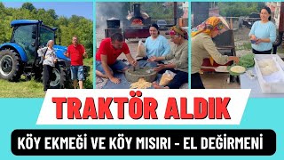 TRAKTÃ–R ALDIK  KÃ–Y EKMEÄÄ° KÃ–Y MISIRI YAPIMI  ESKÄ° EL DEÄÄ°RMENÄ°NDE MISIR Ã‡EKÄ°MÄ° [upl. by Natasha]