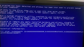 a problem has been detected and windows is shutting down to prevent damage to your computer [upl. by Torr]