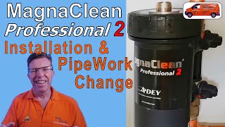 MagnaClean Professional 2 Installation Pipe Work Adjustment See it in Operation Review 2021 [upl. by Geminius]