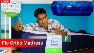 Flo Ortho Mattress Review 2024  Best Mattress For Back Pain  Best Ortho Mattress In India 2024 [upl. by Ahsiem]