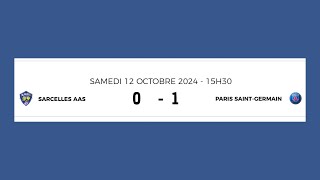 Sarcelles AAS 0 x 1 PSG [upl. by Christal]