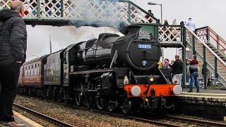 44871 seen passing Pembrey and Burry Port this afternoon on the Pembroke Coast Express working 1Z42 [upl. by Ehlke40]