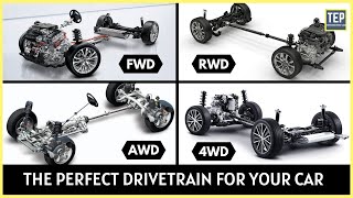 FWD vs RWD vs 4WD vs AWD Whats The Difference Which is Better [upl. by Yeleen808]