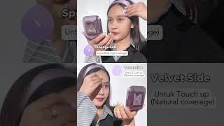 Gimana sih cara pakai COVERBLUR™️ Powder Foundation 👀 somethinc pakaisomethinc [upl. by Bundy]