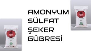 AMONYUM SÜLFAT GÜBRESİ  ŞEKER GÜBRESİ [upl. by Nickolai961]