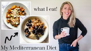 Mediterranean Diet What I Eat in a Day Pescatarian [upl. by Alamak]