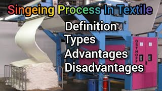 What Is Singeing In Textile Types of Singeing Process [upl. by Knowland]