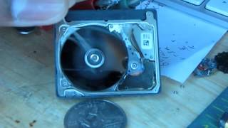 Inside a hitachi 4gb microdrive HDD [upl. by Gorlin683]