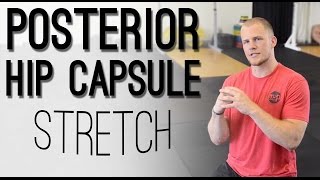 POSTERIOR HIP CAPSULE STRETCH Hip mobility exercise amp drill  MOVEMENT amp MOBILITY [upl. by Ahusoj]