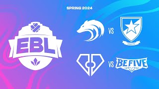 EBL 2024  Crvena zvezda vs Lupus  BeFive vs Diamant  SPRING [upl. by Niwrad]