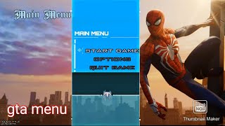 GTA San Spiderman Menu Mod [upl. by Rabka]