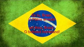 Brazil National Anthem English lyrics [upl. by Dorette]