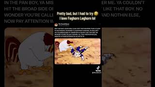 Foghorn Leghorn meets Vegeta 🐓 funny voiceover voiceacting dbz vegeta looneytunes voiceactor [upl. by Hafler624]