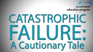 Catastrophic Failure A Cautionary Tale  Dr Brian Wilson [upl. by Ydnil945]