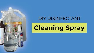 DIY DISINFECTANT CLEANING SPRAY [upl. by Ramilahs]