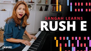 Professional Pianist Learns Rush E On The Spot 🔥 [upl. by Valene570]