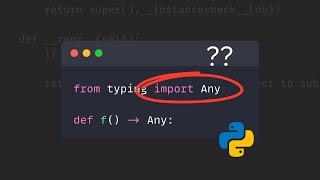 The WILDCARD type in typing Module  2MinutesPy [upl. by Omixam]