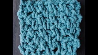 Modified Moss Stitch Tutorial [upl. by Aleemaj]