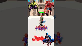 OMG 😯😯 HULK POWER VS SPIDER MAN 💪🥂 SUPER HERO 💪 GAMEPLAY FIGHT VIDEO shorts funnyvideo [upl. by Nereus]