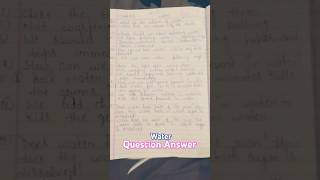 Water Class 2 EVS QuestionAnswer [upl. by Ocire]