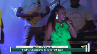 Lady J  Pa Vlay Sa Soufriere St Lucia Calypso 2024 [upl. by Nomma]