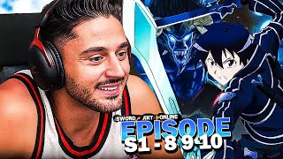 KIRITO VS THE GLEAM EYES  💥 DEJA LE MARIAGE  😱 SWORD ART ONLINE SAISON 1 EPISODE 8 9 10 REACTION [upl. by Allista]