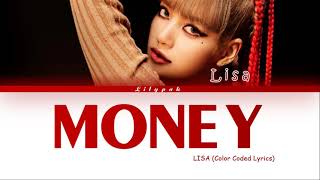 LISA MONEY Lyrics Color Coded Lyrics [upl. by Newman642]