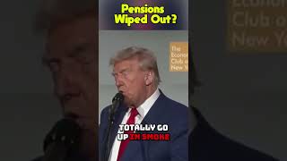 Trump Sounds Alarm on PensionDestroying Tax 💣 trump [upl. by Orecul239]