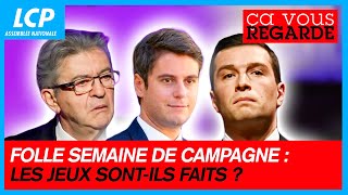 Folle semaine de campagne  les jeux sontils faits   Ça vous regarde  21062024 [upl. by Kirchner875]