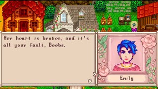 Stardew Valley  All Haley Divorce Events Mod [upl. by Ahrat]