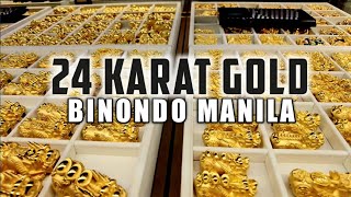 4K Buying 24K HONGKONG GOLD in Binondo Manila COVO Gold Shop amp Piyao Bracelet [upl. by Lloyd667]