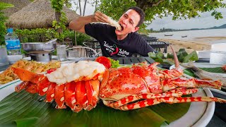 Best Seafood in Phuket 🇹🇭 GIANT LOBSTER  Crab Curry in Phuket Thailand [upl. by Liz]